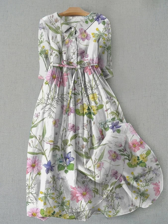 Evangeline - Floral Elegance Dress