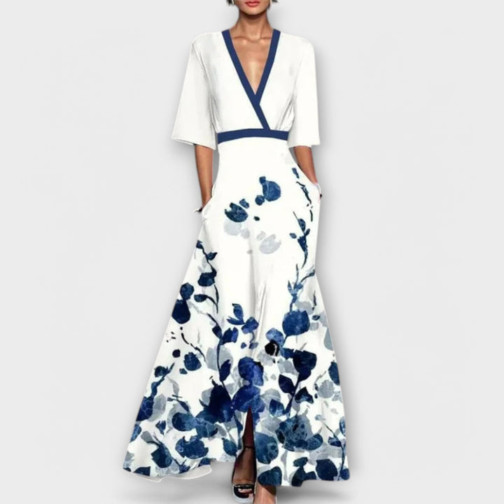 Poleen - Elegant Printed Dress
